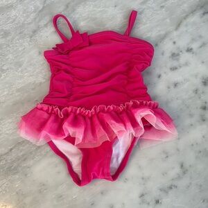 Pink Ruffled Swimsuit for Kids
